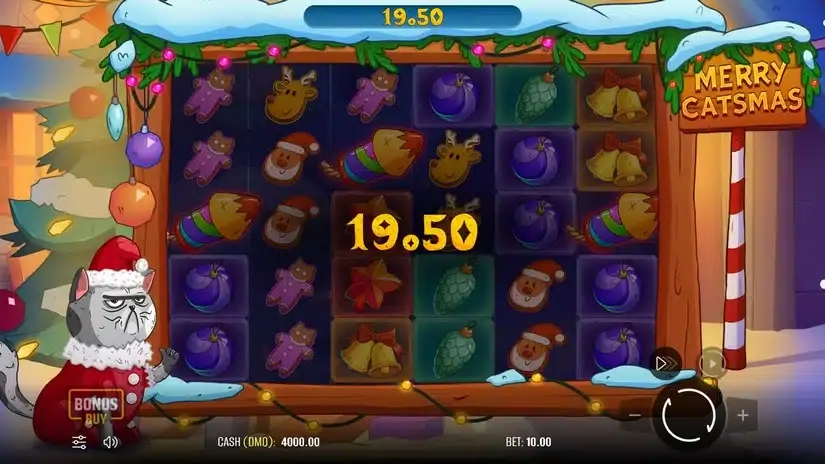 Merry Catsmas slot screenshot 4