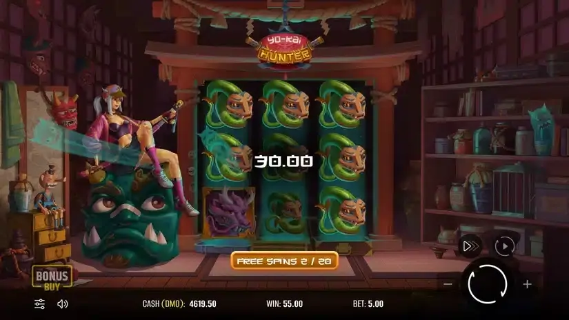 Yokai Hunter slot screenshot 3