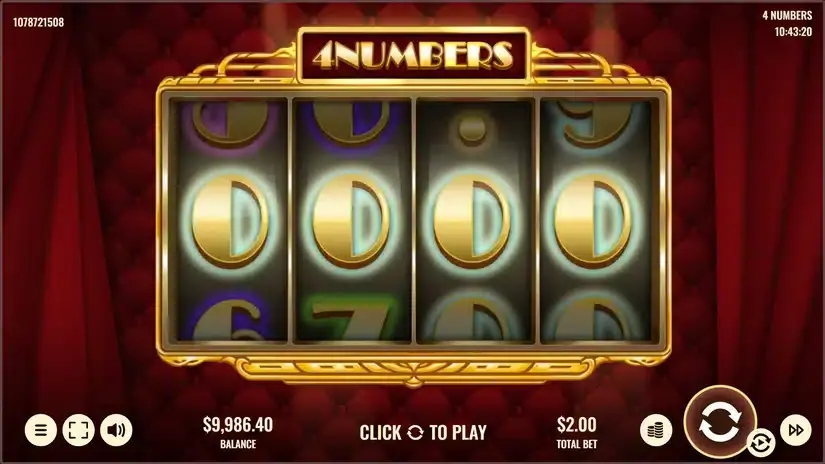 4 Numbers slot screenshot 2