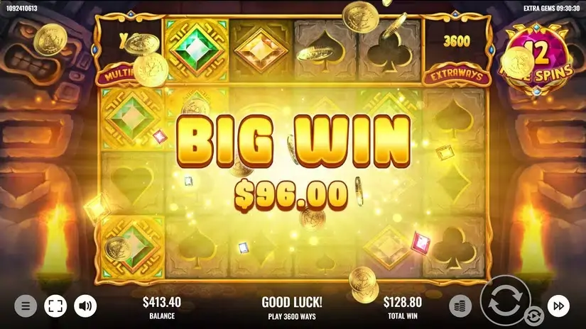 Extra Gems slot screenshot 7