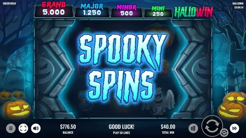 Hallowin slot screenshot 3