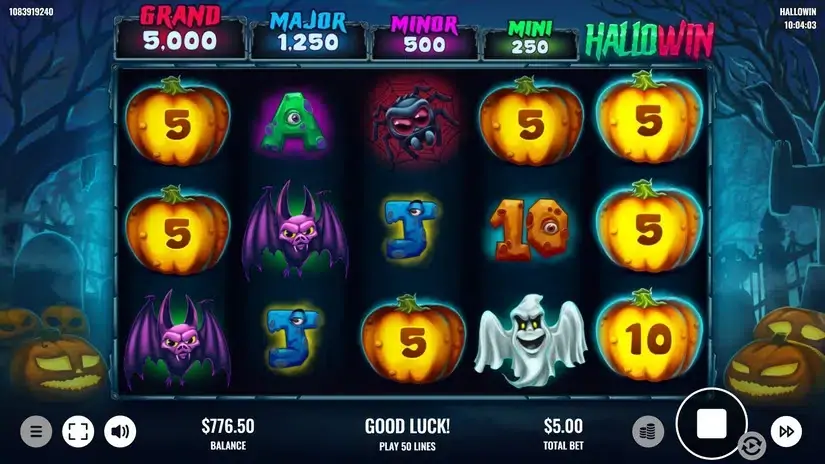 Hallowin slot screenshot 2
