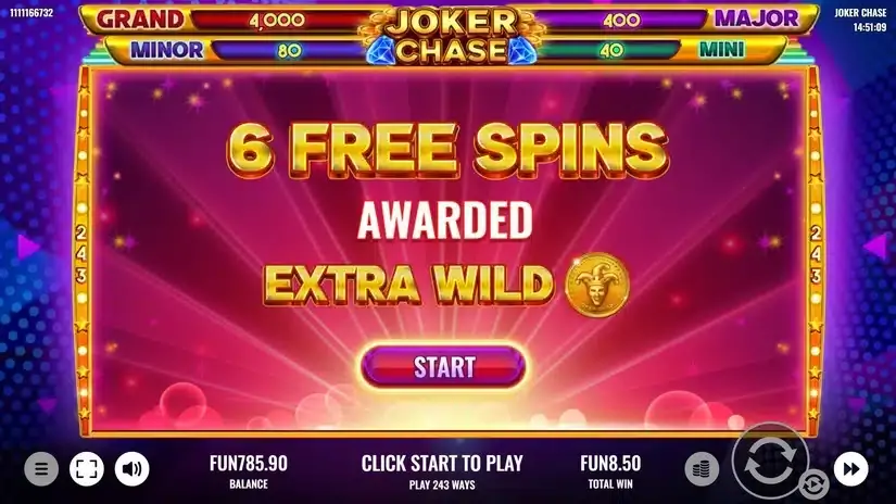 Joker Chase slot screenshot 4