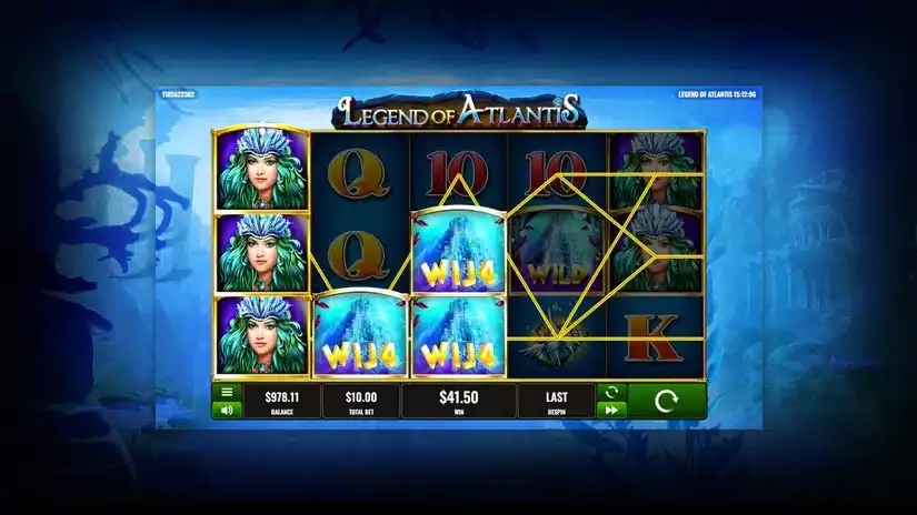 Legend of Atlantis slot screenshot 3