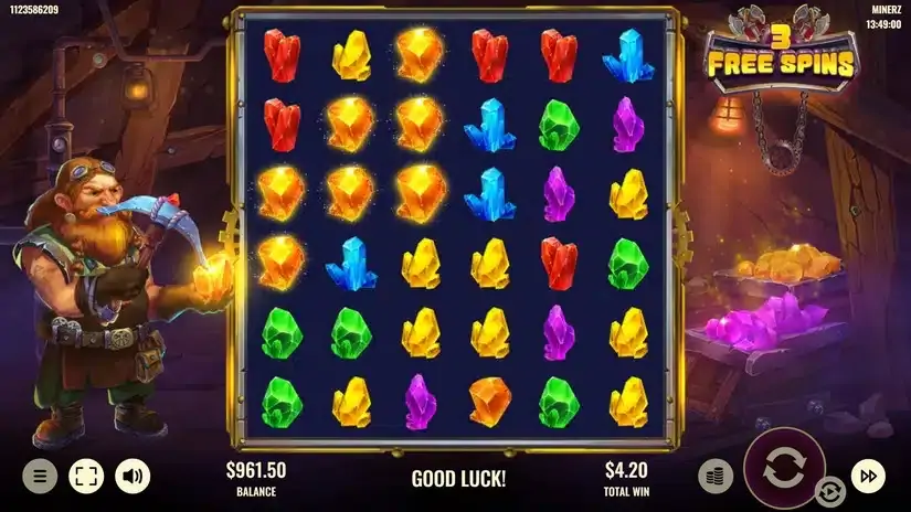 Minerz slot screenshot 5
