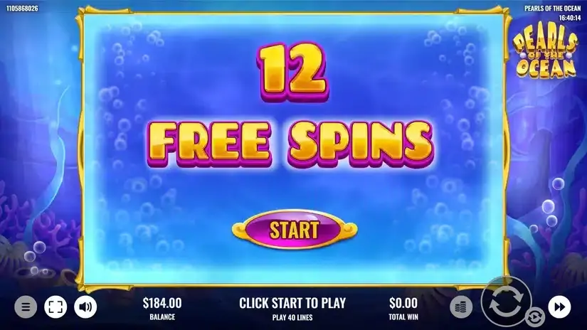 Pearls of the Ocean slot screenshot 4