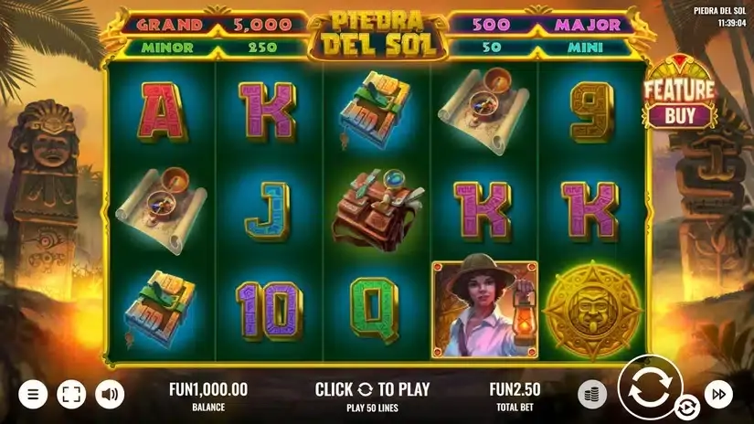Piedra del Sol slot screenshot 1