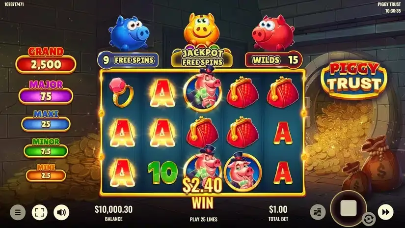 Piggy Trust slot screenshot 2