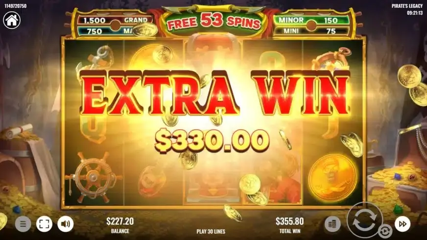 Pirate’s Legacy slot screenshot 7