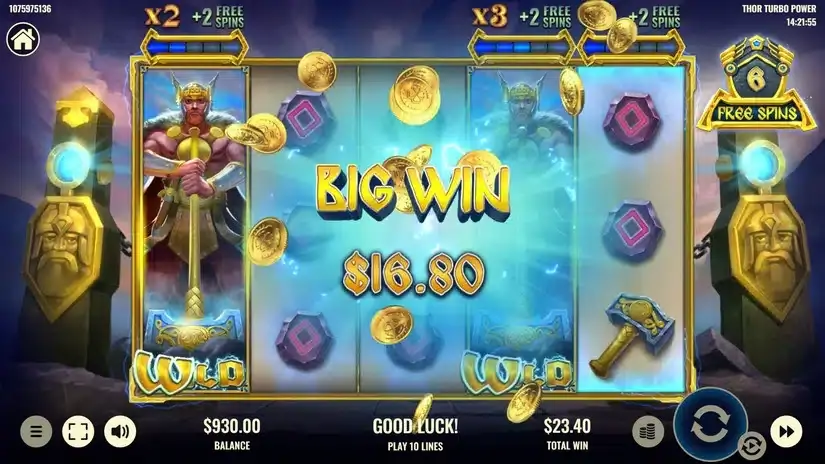 Thor Turbo Power slot screenshot 5