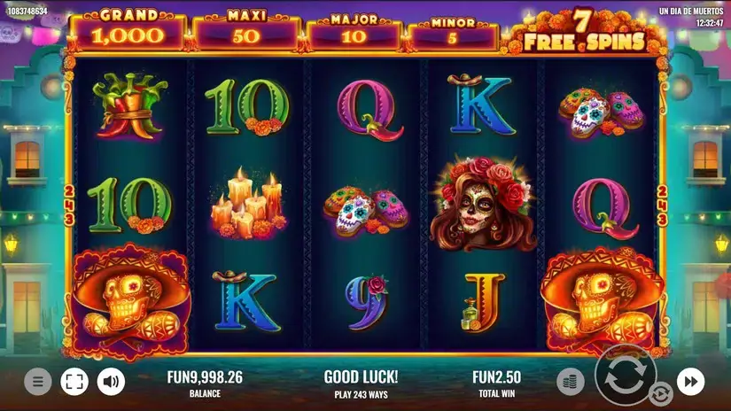 Un Dia De Muertos slot screenshot 4