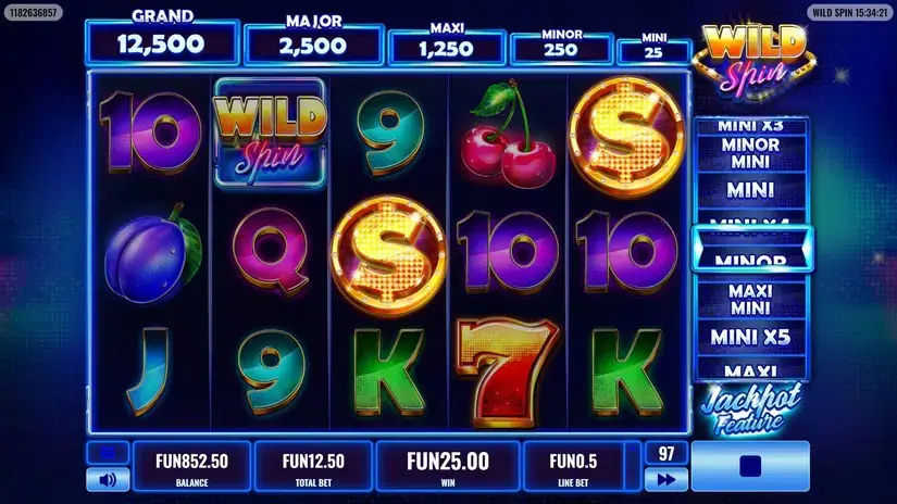 Wild Spin slot screenshot 3