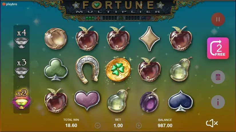 Fortune Multiplier slot screenshot 5
