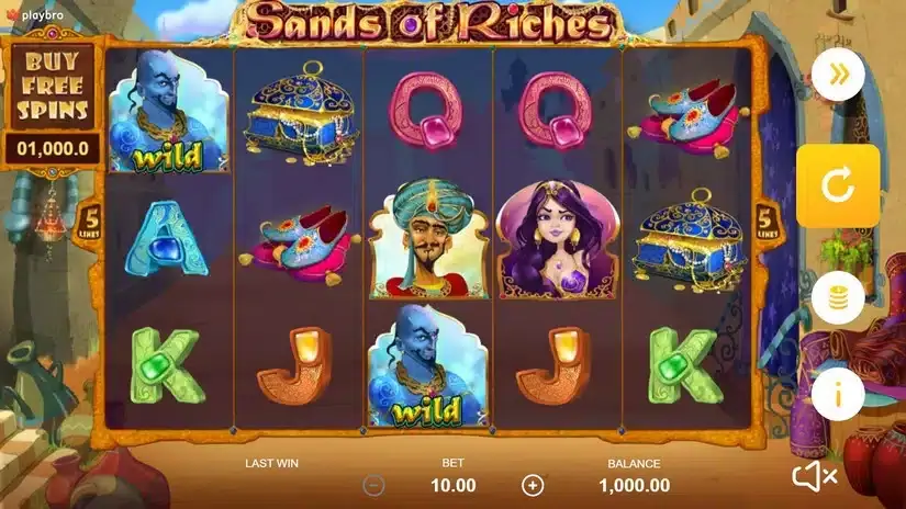 Sands of Riches slot screenshot 1