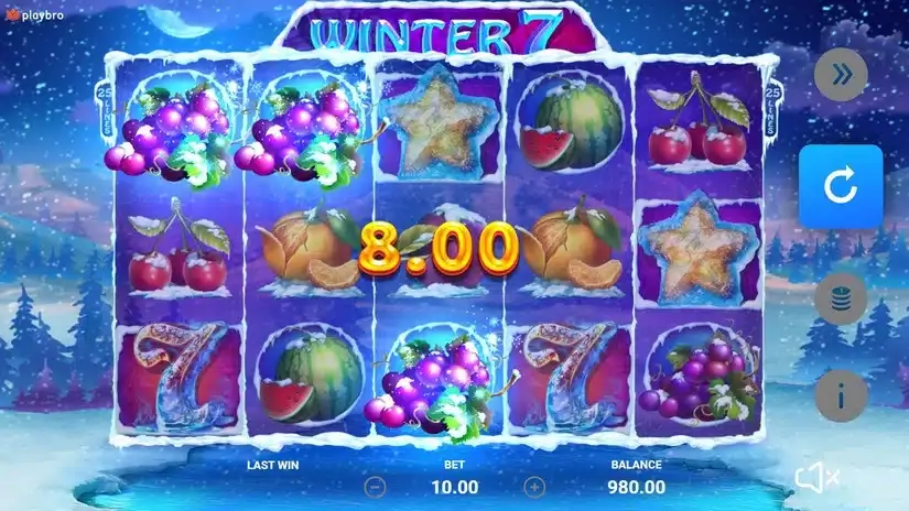 Winter 7 slot screenshot 5