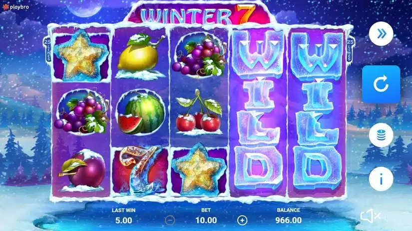 Winter 7 slot screenshot 2