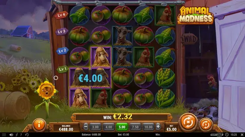 Animal Madness slot screenshot 4