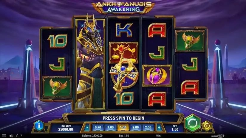 Ankh of Anubis Awakening slot screenshot 