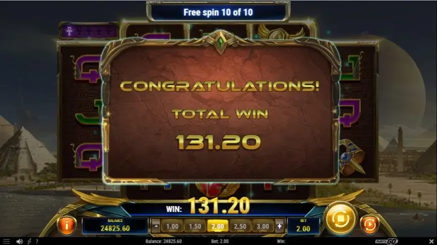 Ankh of Anubis slot screenshot 5