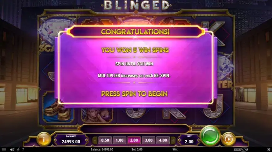 Blinged slot screenshot 2