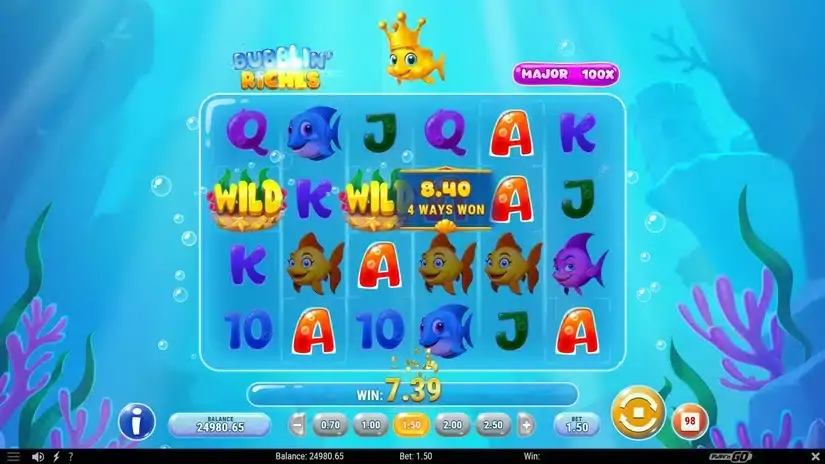 Bubblin’ Riches slot screenshot 2