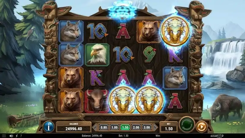Buffalo of Wealth slot screenshot 2