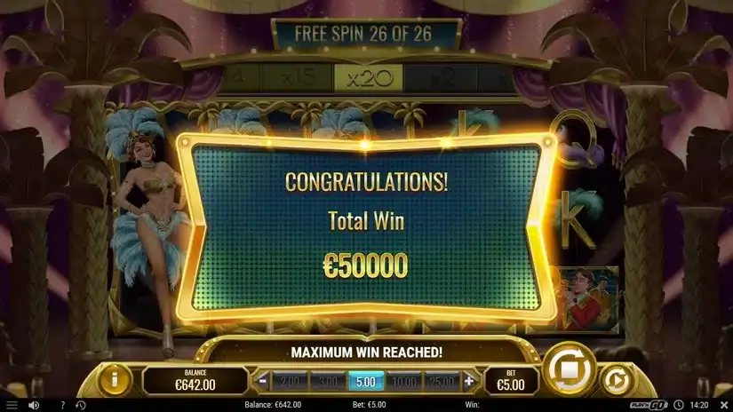 Cash-a-Cabana slot screenshot 