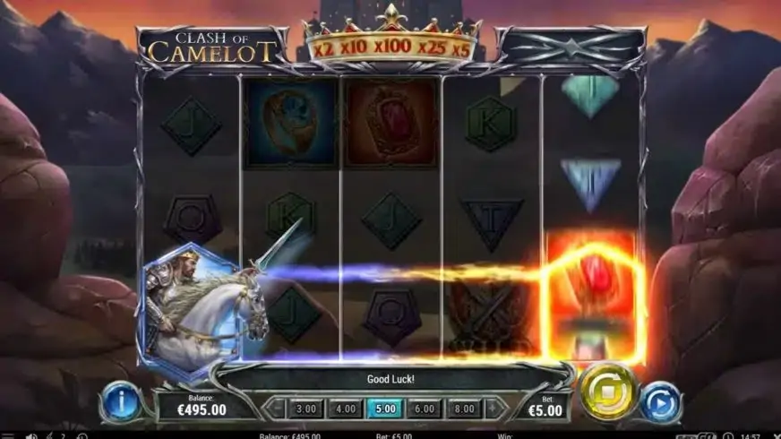 Clash of Camelot slot screenshot 6