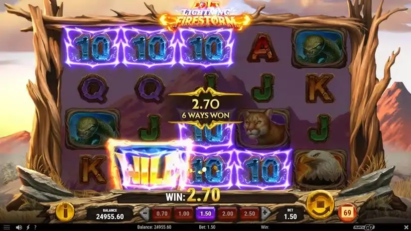 Colt Lightning Firestorm slot screenshot 4