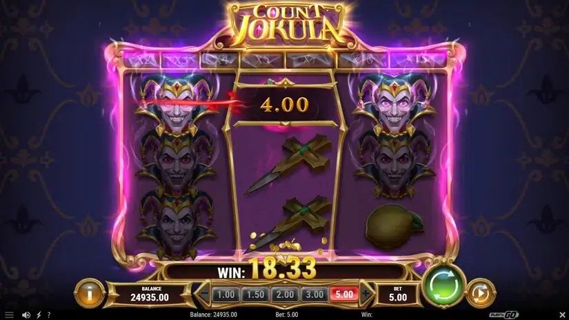Count Jokula slot screenshot 2