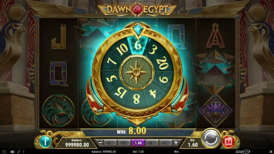 Dawn of Egypt slot screenshot 3