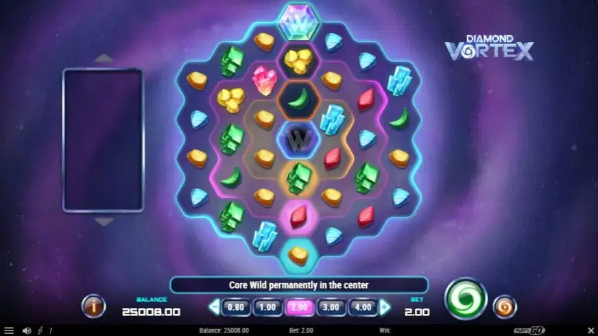 Diamond Vortex slot screenshot 1
