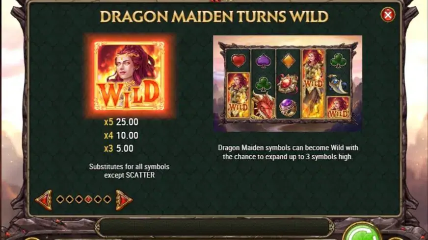 Dragon Maiden slot screenshot 3