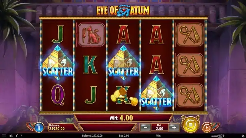 Eye of Atum slot screenshot 4