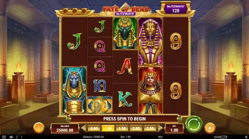 Fate of Dead Blitzways slot screenshot 1