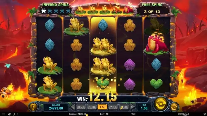 Fire Toad 2 slot screenshot 