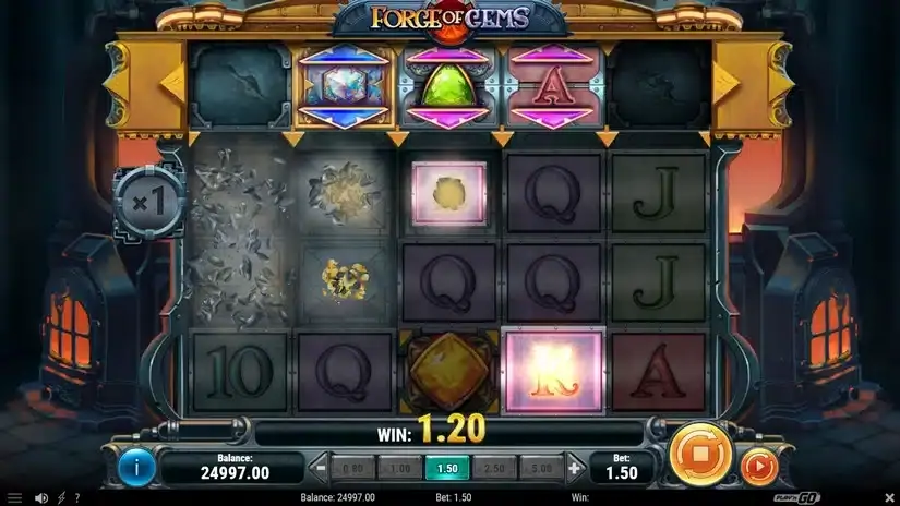 Forge of Gems slot screenshot 2