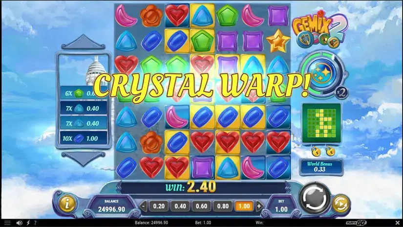 Gemix 2 slot screenshot 2