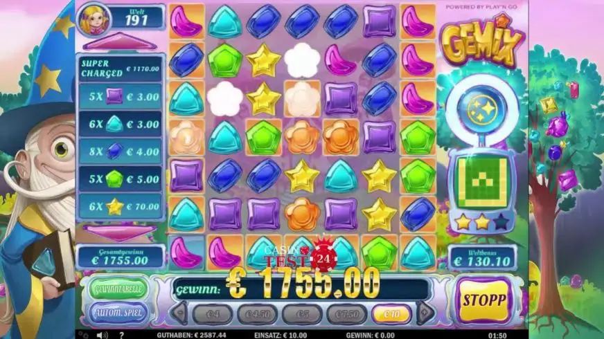 Gemix slot screenshot 3
