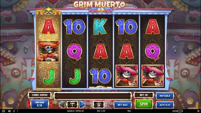 Grim Muerto slot screenshot 2