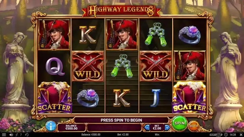 Highway Legends slot screenshot 