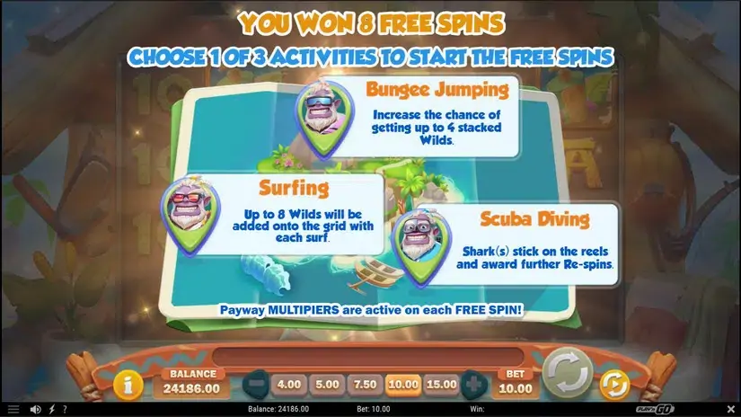 Hotel Yeti-Way slot screenshot 3