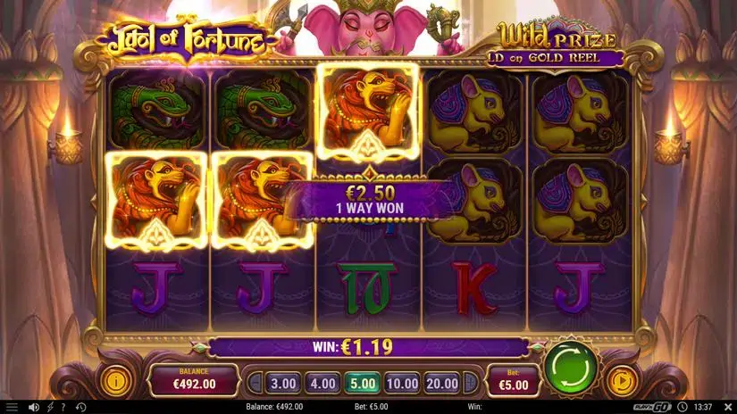 Idol of Fortune slot screenshot 5