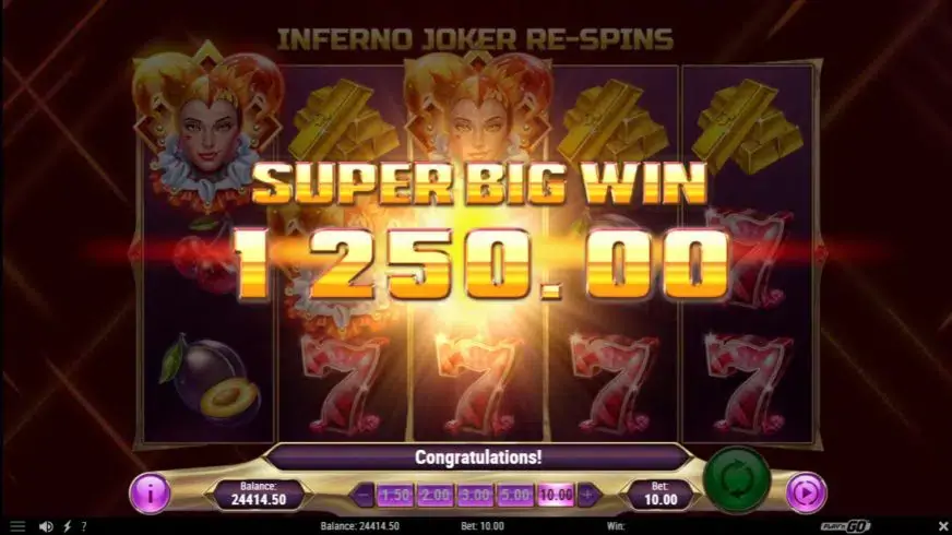 Inferno Joker slot screenshot 5