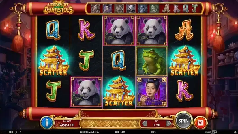 Legacy of Dynasties slot screenshot 2