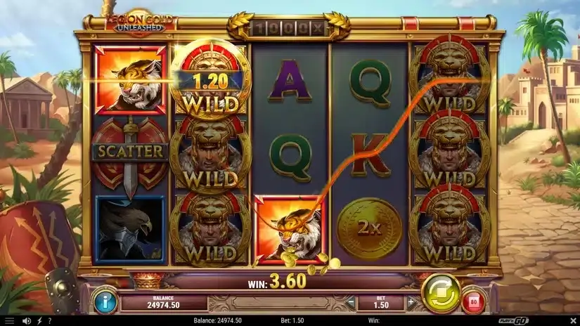 Legion Gold Unleashed slot screenshot 4