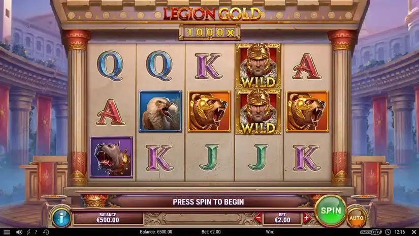 Legion Gold slot screenshot 