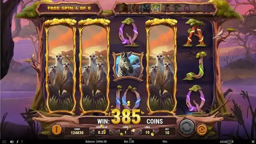 Lion Saga Odyssey slot screenshot 5