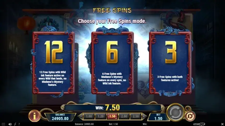 Madame Ink slot screenshot 3