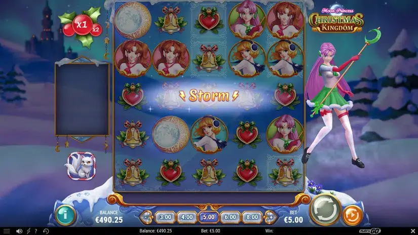 Moon Princess Christmas Kingdom slot screenshot 4